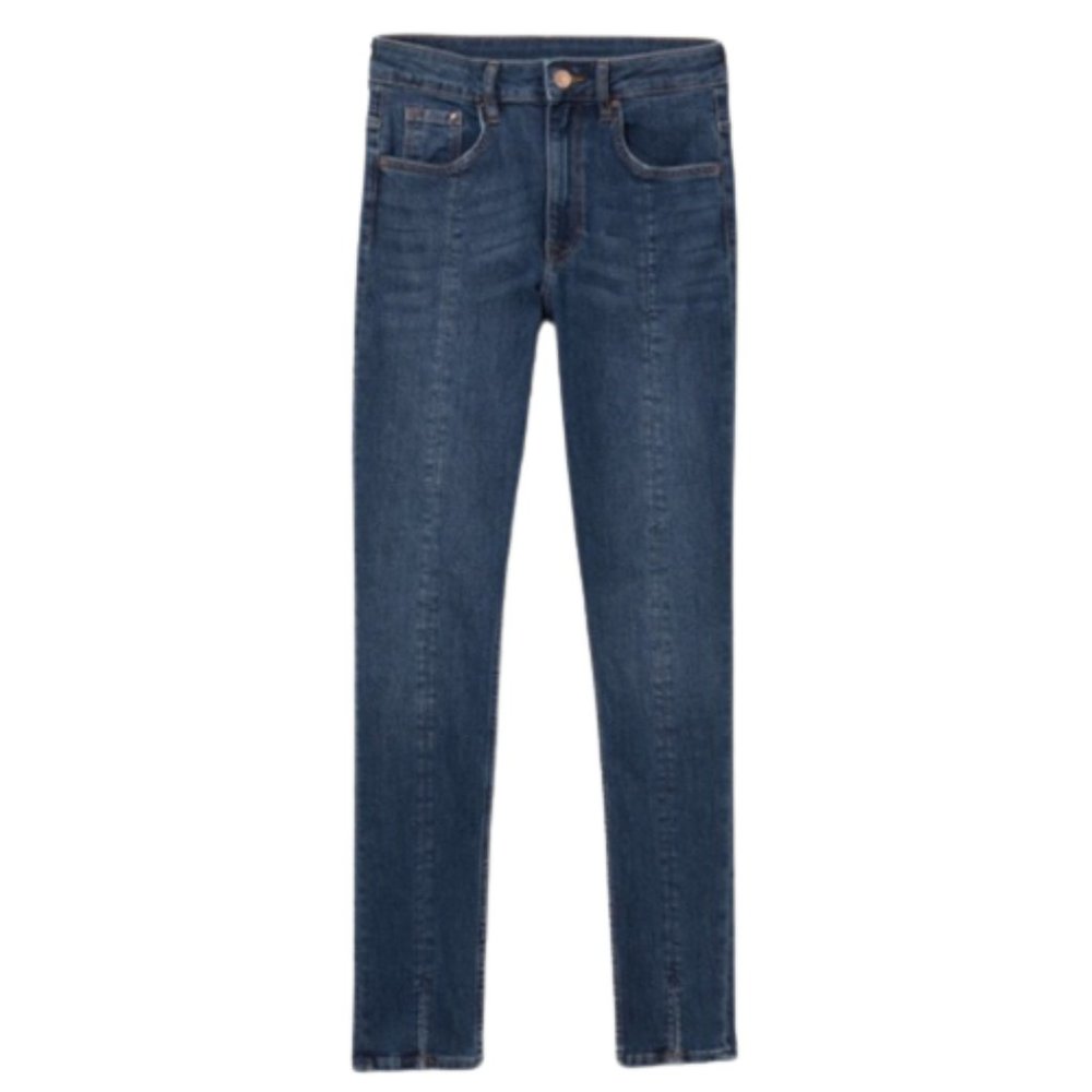 H&M High Waist Skinny Ankle Jean with Slits